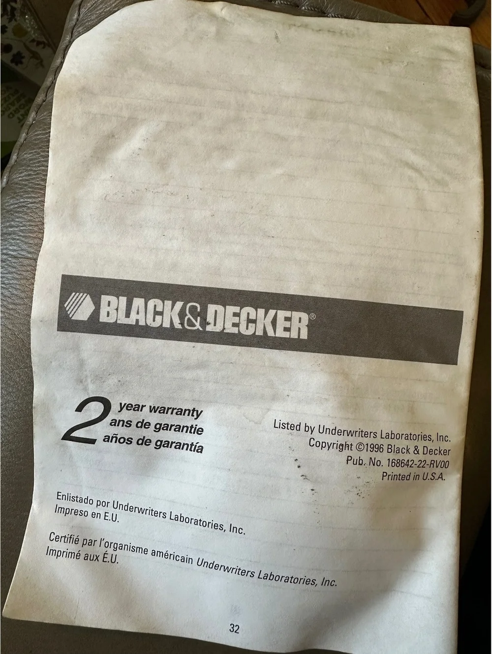Vintage Black & Decker Flavor Scenter Steamer HS2000 - Complete with Manual